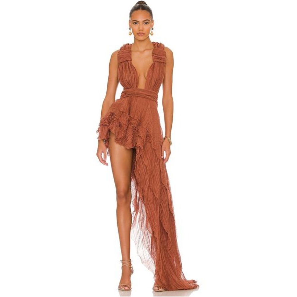 ISO bronx and banco tulum copper dress